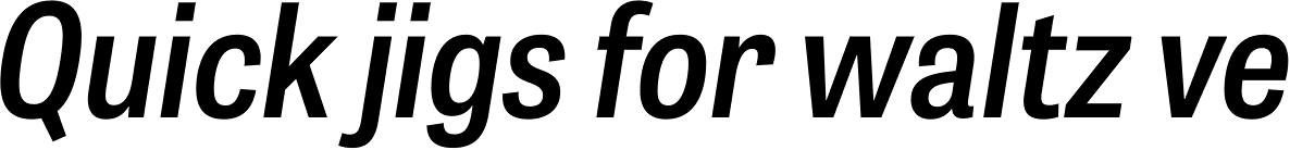 Tablet Gothic SemiCondensed SemiBold Oblique