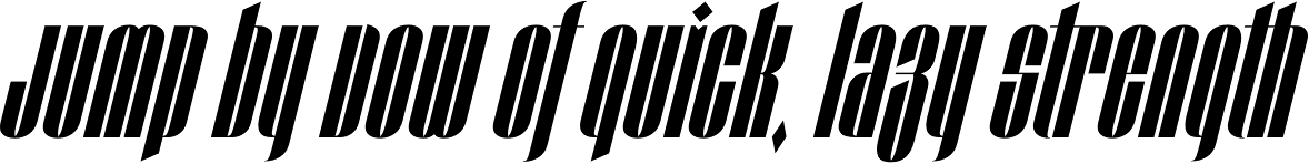 Taboo Medium Italic