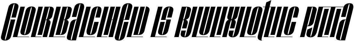 Taboo Medium Italic Extras