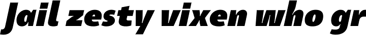 Tang Black Italic