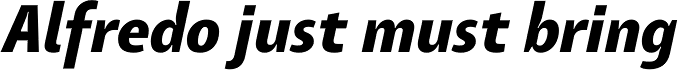 Tang Bold Italic