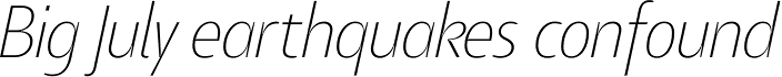 Tang UltraLight Italic