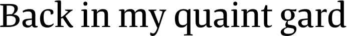 Tanger Serif Medium Regular