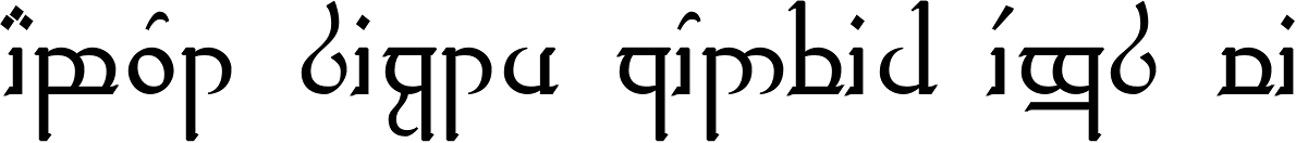 Tengwar Transliteral