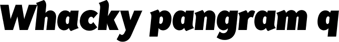 Tide Sans Condensed 800 Kahuna Italic