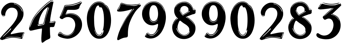 Trailer Park Numerals