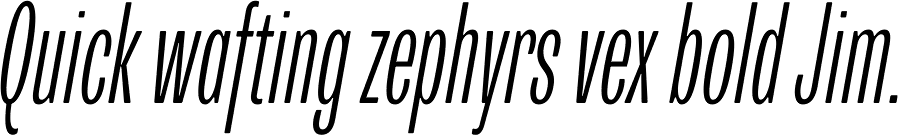 Trivia Grotesk C1 Italic