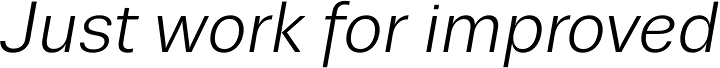 Trivia Sans Book Italic