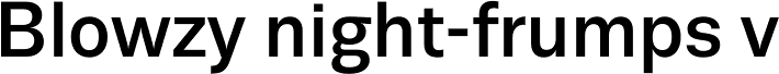 Trivia Sans Medium