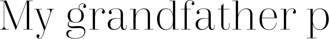 Trivia Serif Light