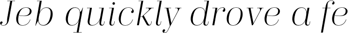 Trivia Serif Light Italic