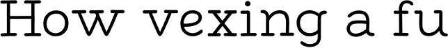 Tropen Serif