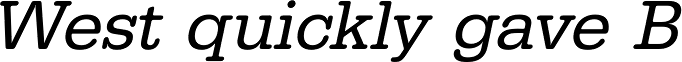 URW Typewriter Regular Oblique