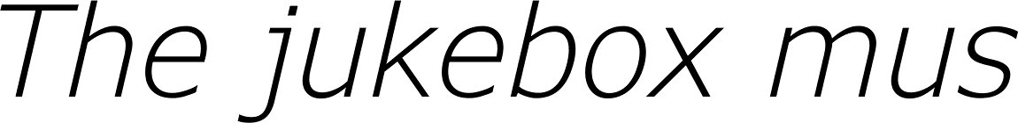 Verdana Pro Light Italic