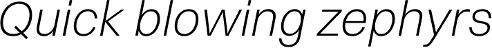 Volkart Light Italic
