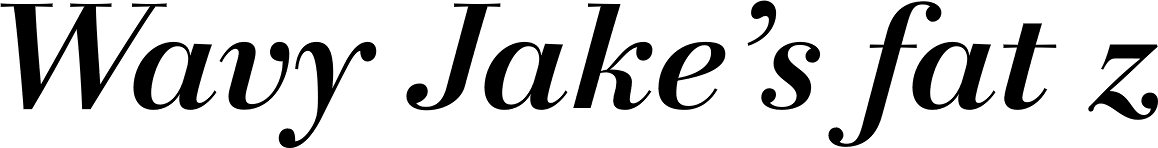 Walbaum 120 Pro Bold Italic