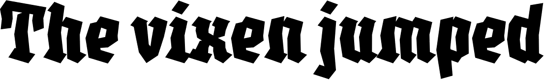 XXII BLASPHEMA Bold Condensed