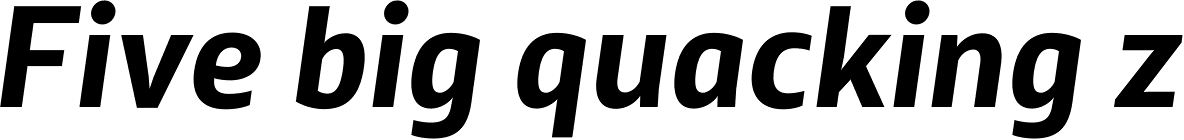 XXII Centar Bold Italic