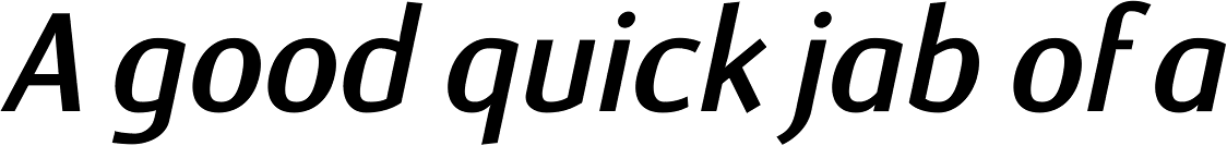 Yang Plain Italic