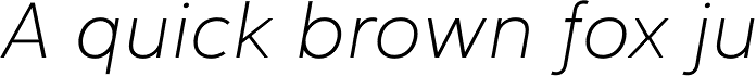 Yorkten Extended Thin Italic