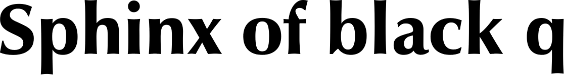 Zapf Humanist 601 Ultra