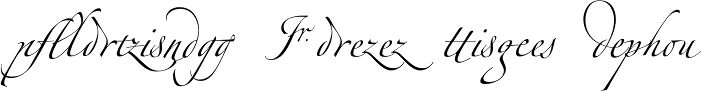 Zapfino Extra Ligatures