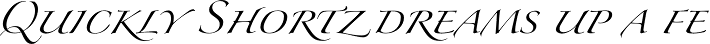 Zapfino Extra Small Caps