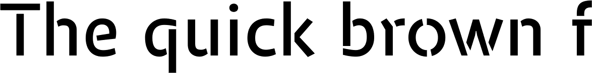 ZionTrain Pro Stencil Regular