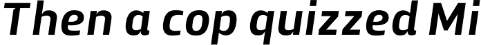 Zosimo Cyrillic Bold Italic
